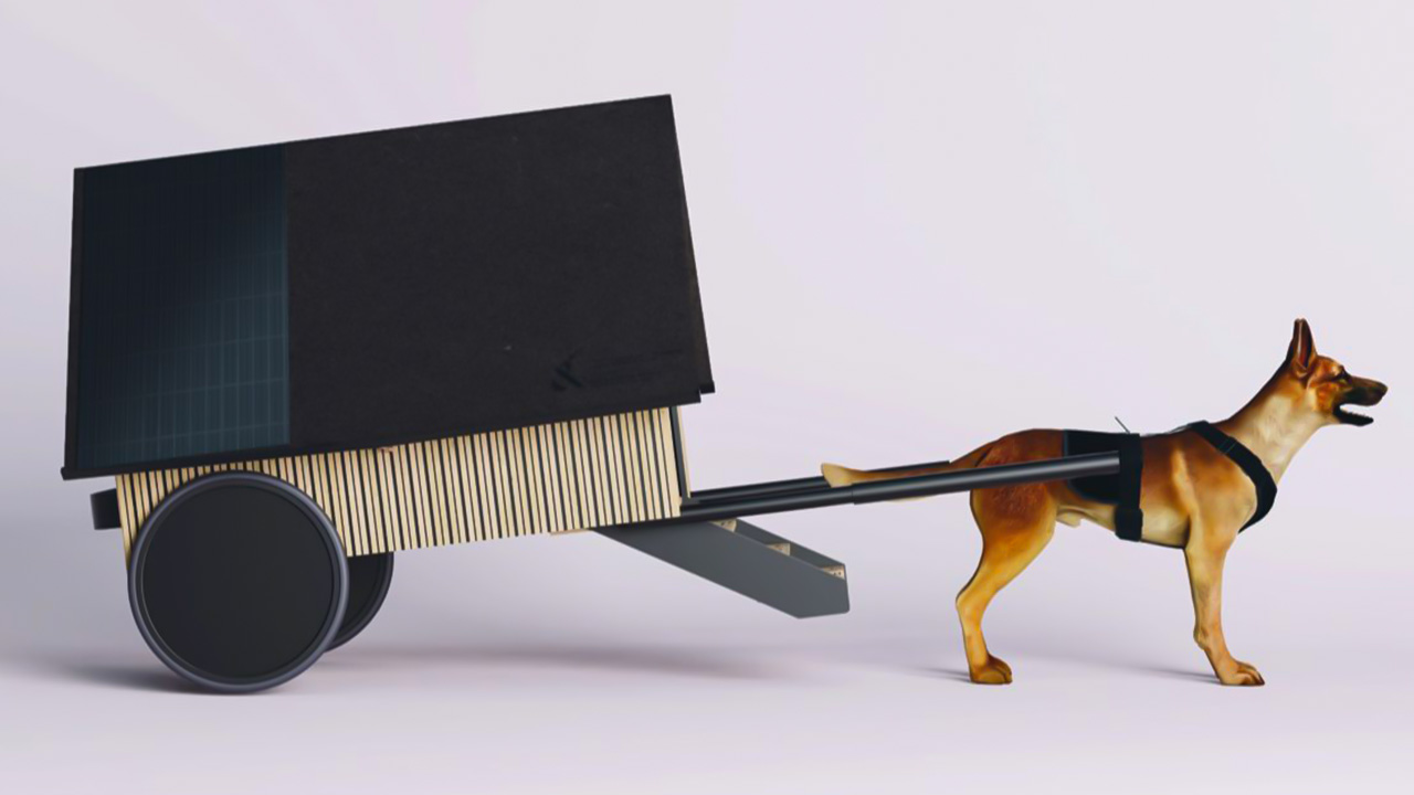 Offgrid Dog House on Wheels is for Adventurer With a Woof