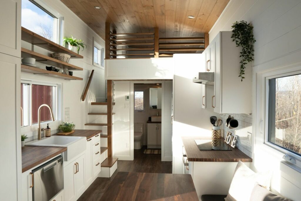 Charme Tiny House has Three Bedrooms to Sleep a Family of Six