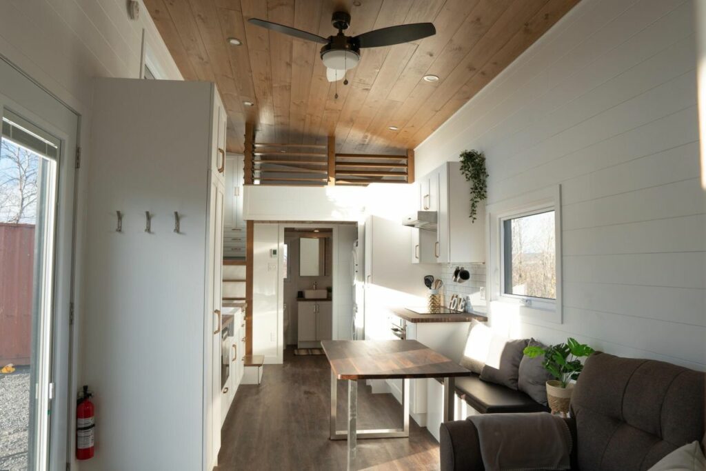 Charme Tiny House has Three Bedrooms to Sleep a Family of Six