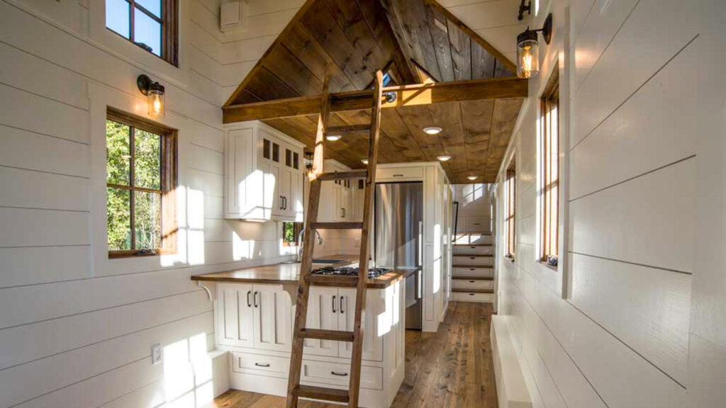 Denali-Gooseneck-Tiny-House-Loft-over-kitchen