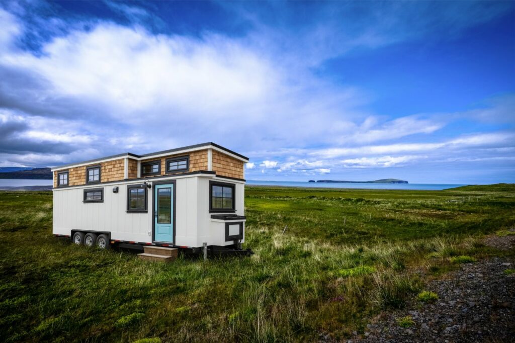 Hummingbird tiny house in outdoors