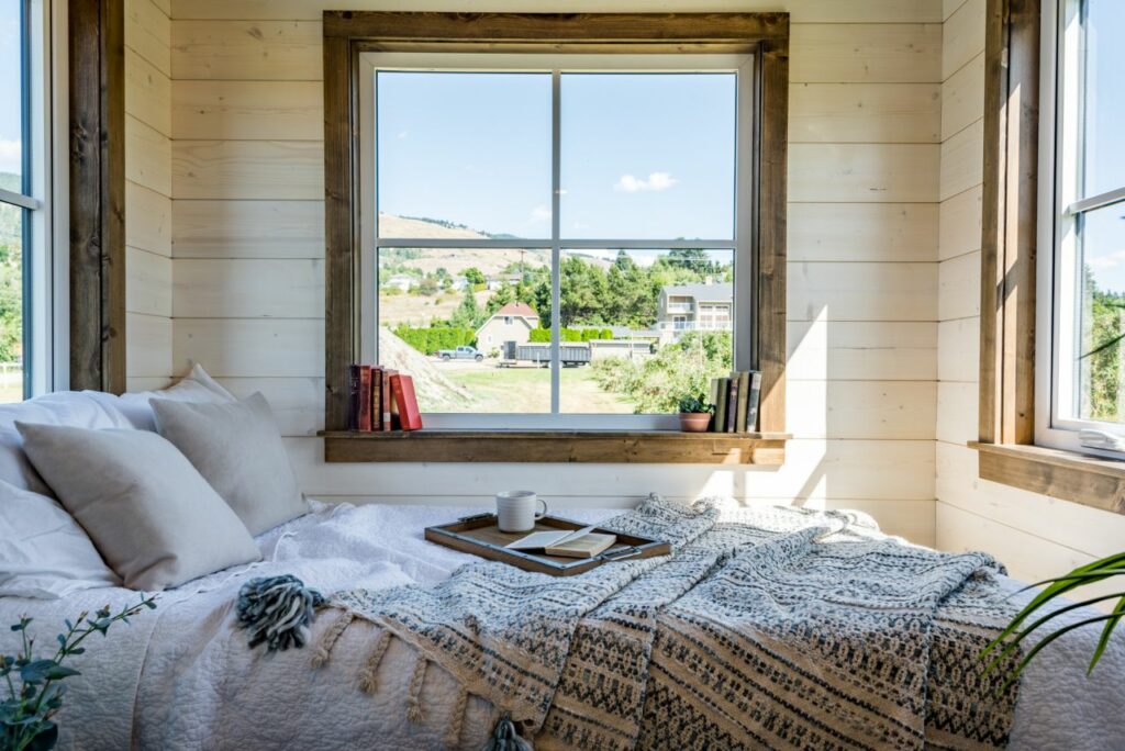 Hummingbird tiny house bedroom