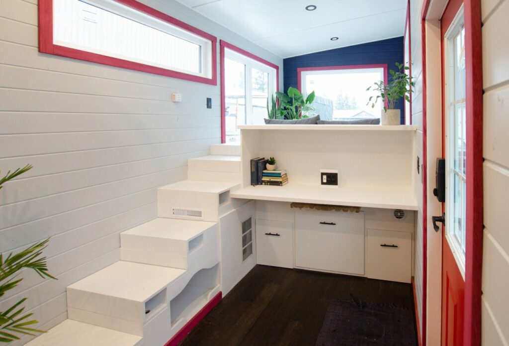 Living Space of Calliope Tiny Home