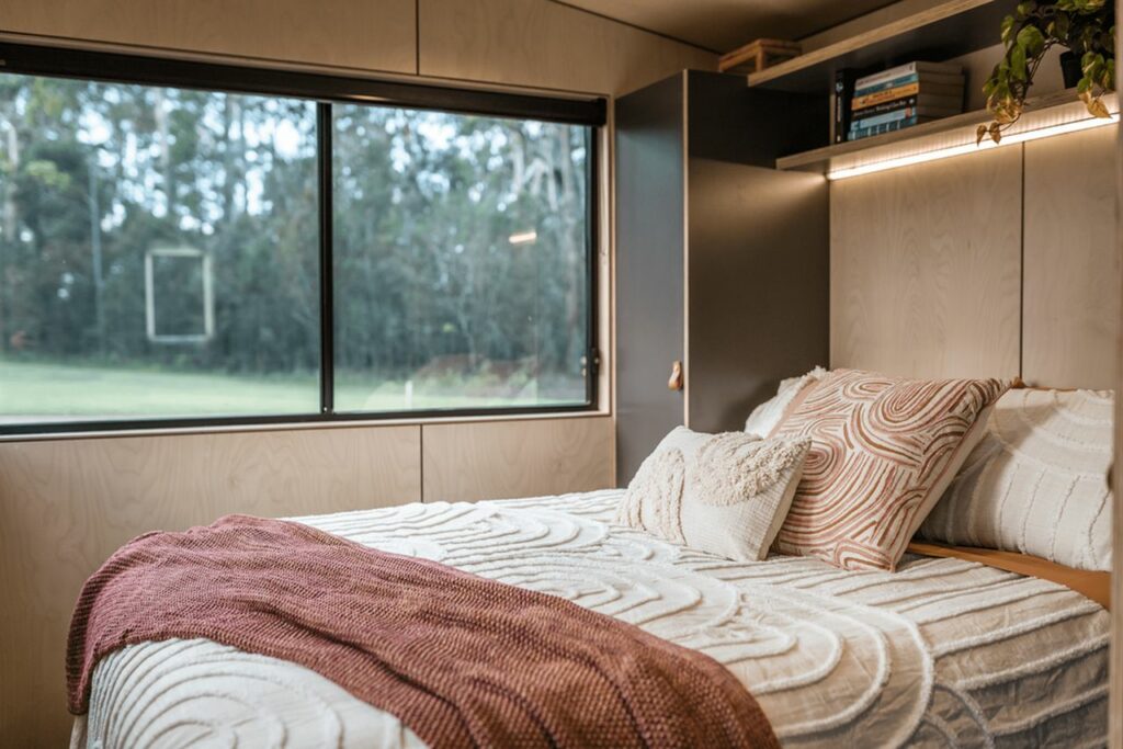 Bedroom of Luna Tiny House by Hauslein