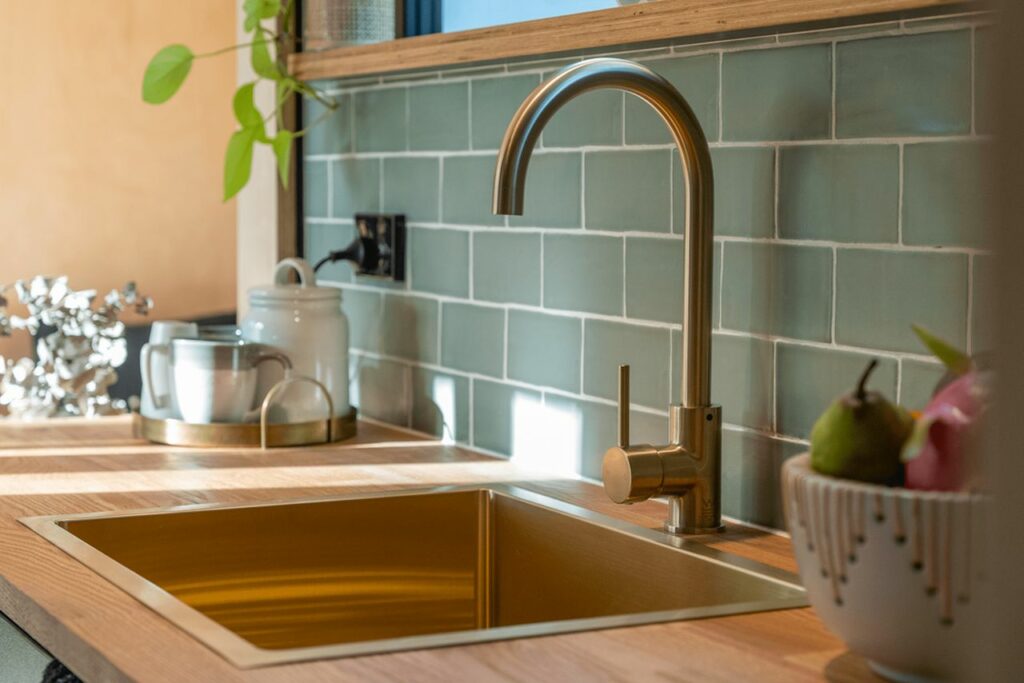 Kitchen of Luna tiny house