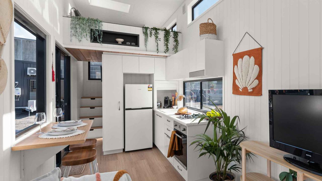 Mooloolaba 8.4 is a Bright Tiny House With Loads of Storage