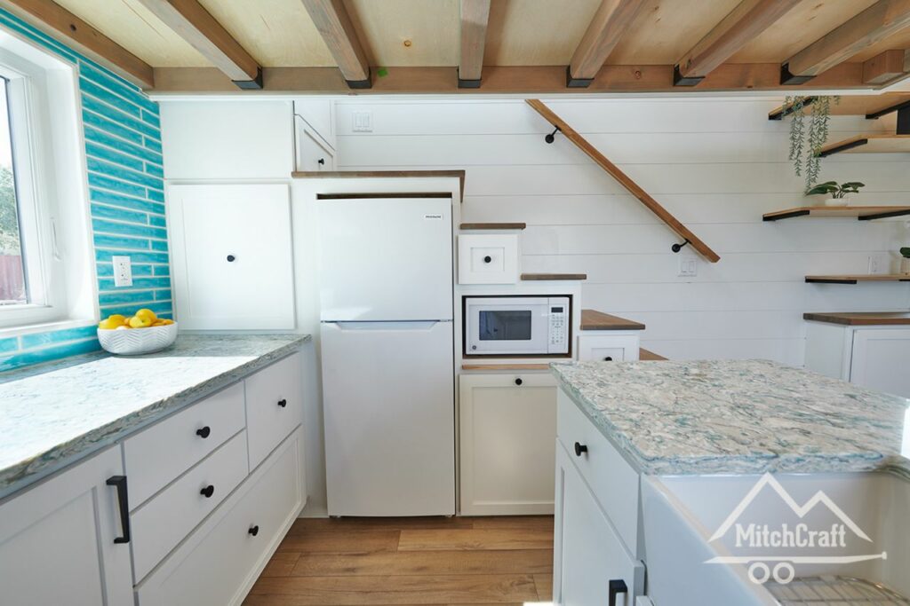 Kitchen of MitchCraft Tiny Homes