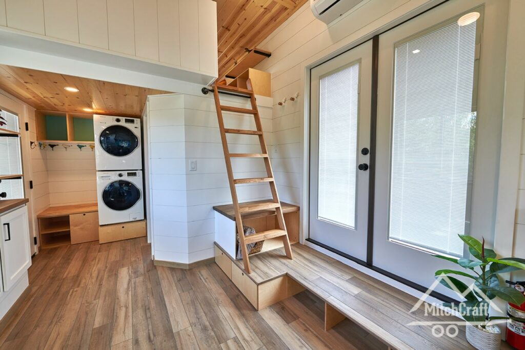 MitchCraft Tiny Homes ladder