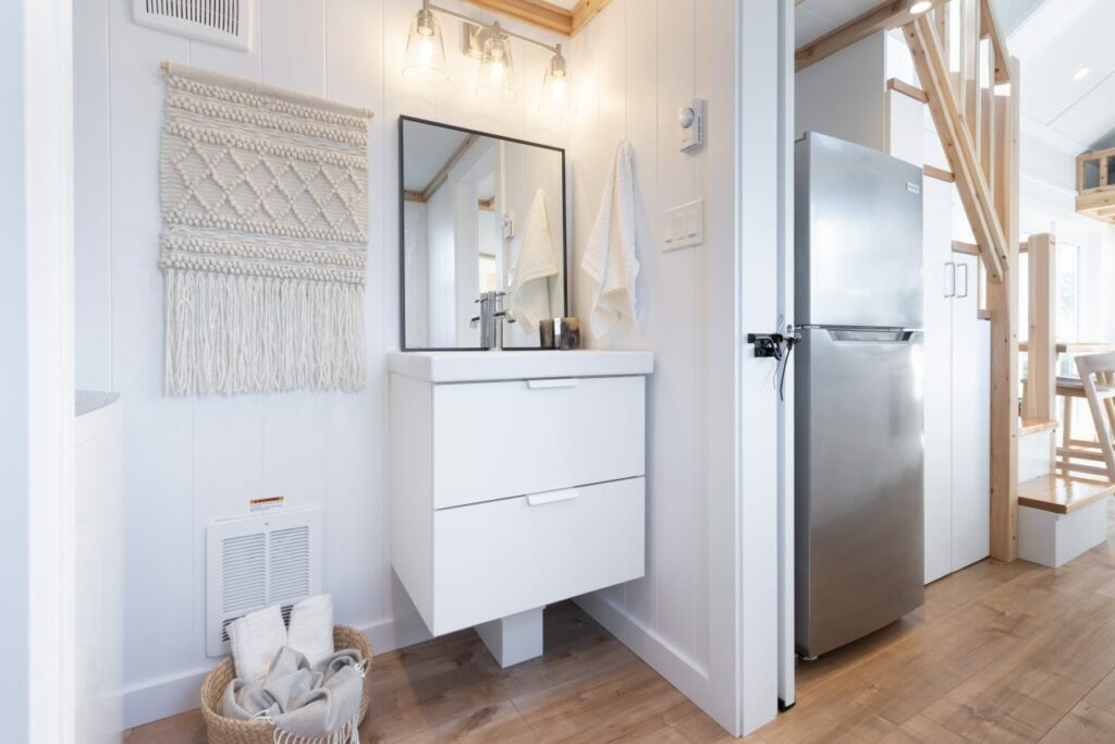 NAPA Tiny Home - spacious bathroom