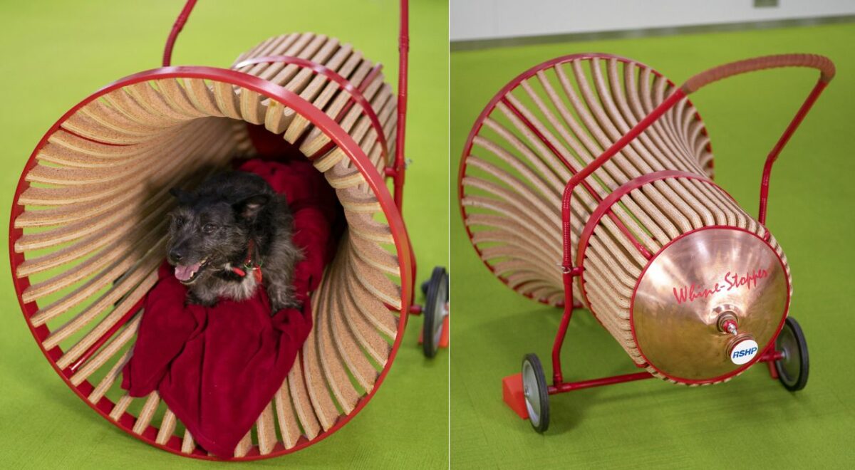 RSHP’s Recycled Poochchair is Conscious Dog House on Wheels