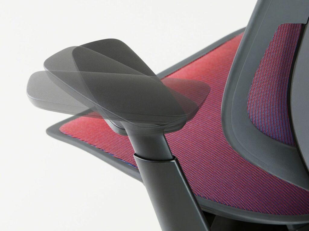 Steelcase Karman Ergonomic Mesh Office Chair Responds to Body Movements