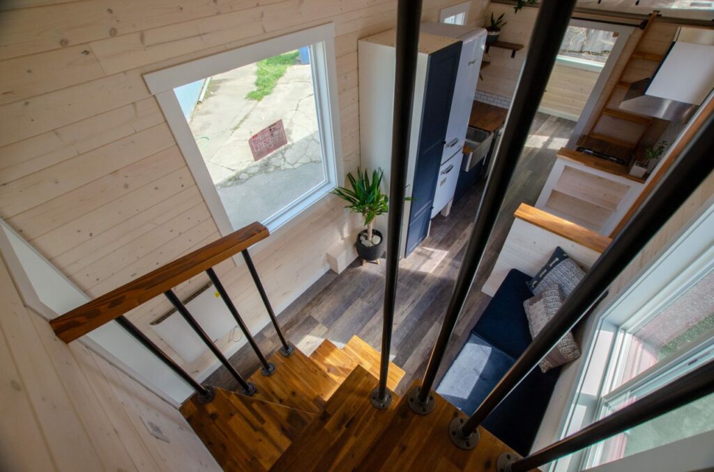 The-Burrow-Stairs to loft bedroom