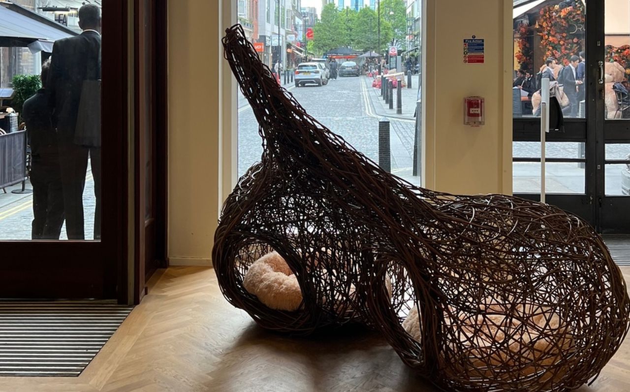 Hawkes Architecture’s The Dog Kennel is a Woven Set of Balls