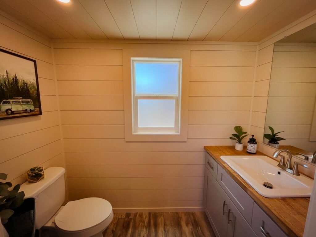 The Office tiny home by Uncharted Tiny Homes