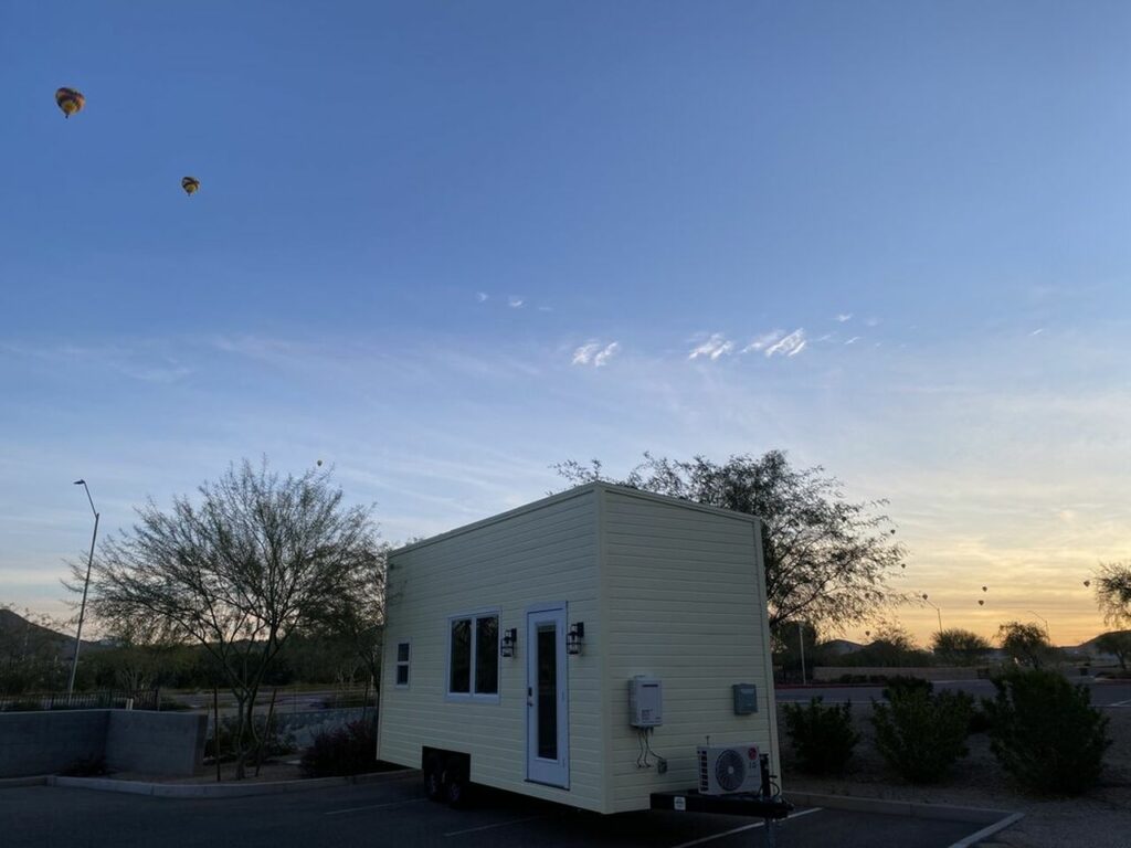 The Office tiny home by Uncharted Tiny Homes