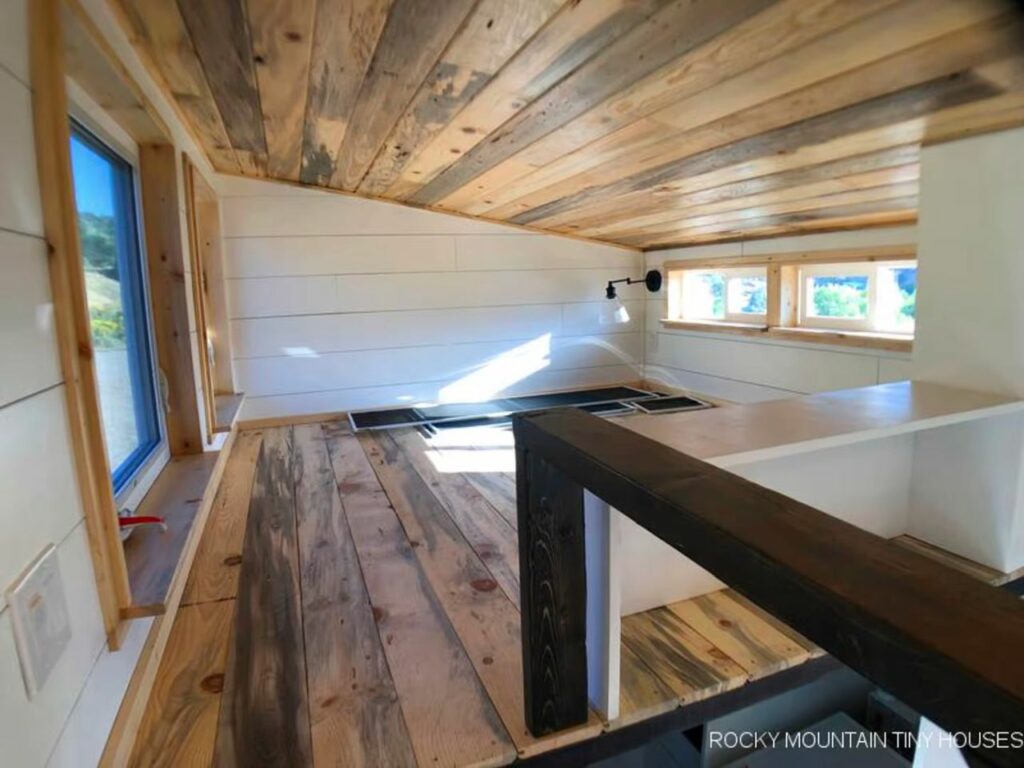 Bedroom of a tiny house