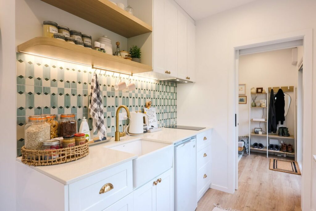 Tiny Home With Magical Glasshouse Dining Room-Kitchen