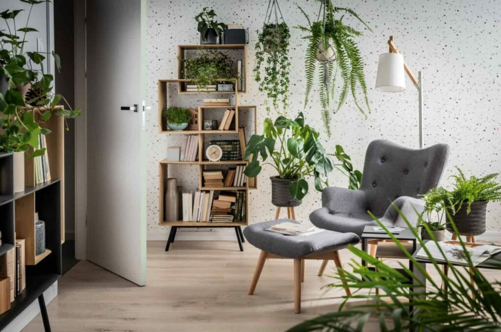 Biophilic design - summer interior design trends 2023