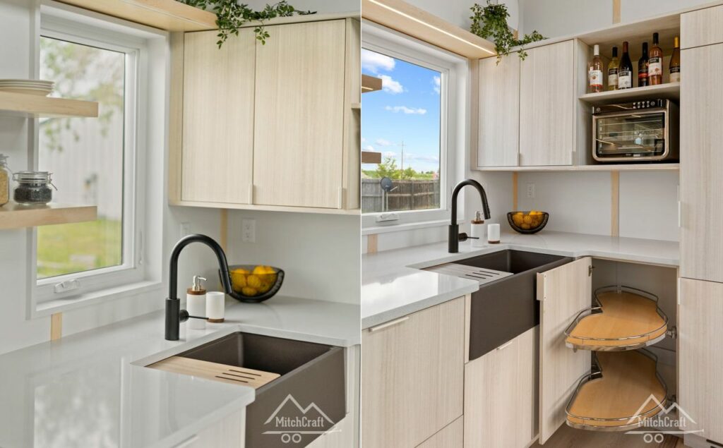 Casey's tiny house kitchen