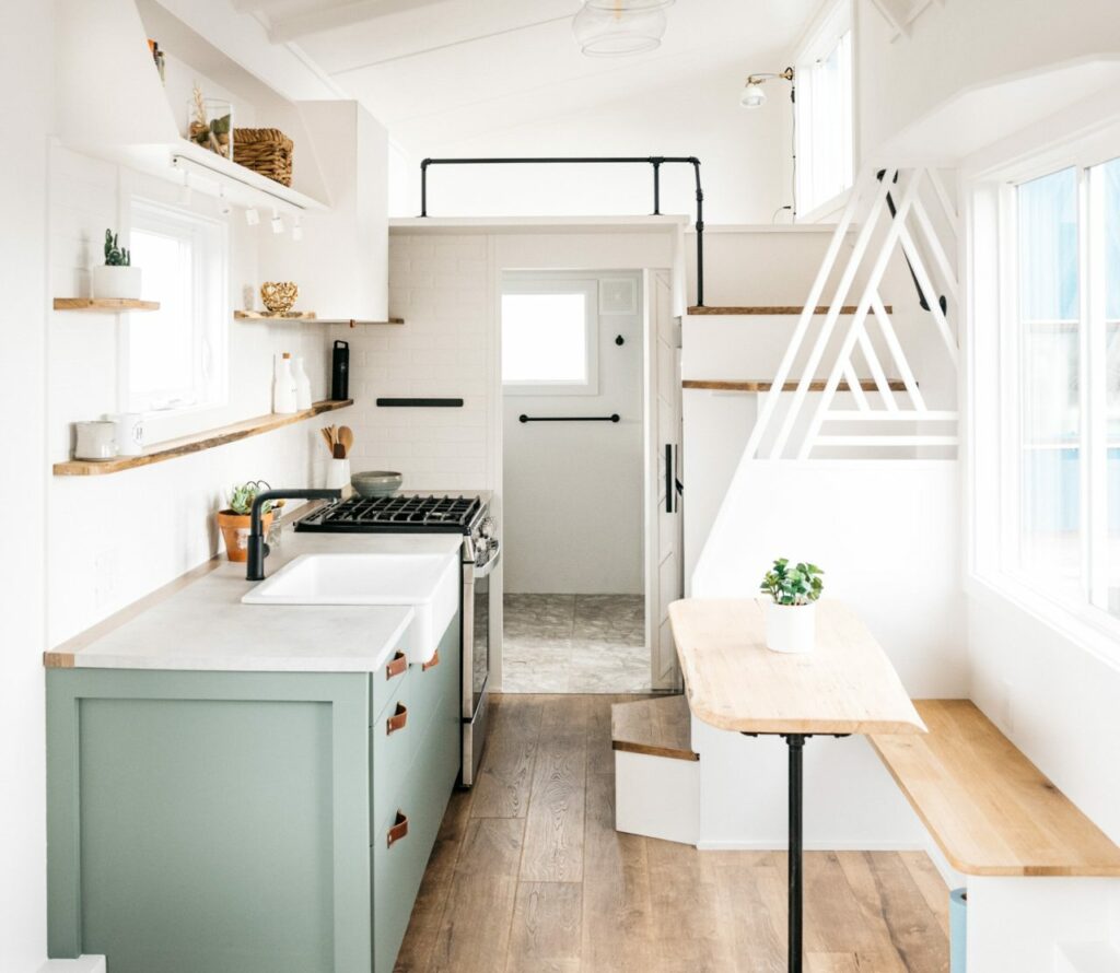 Catalina-Tiny-Home-Kitchen and breakfast bar