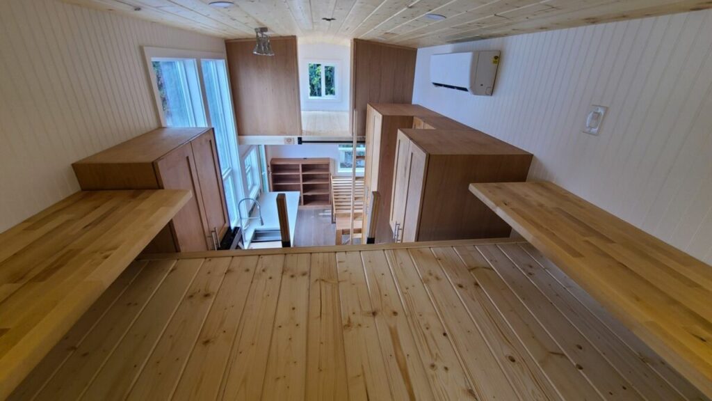 Loft of Chinook Peak Tiny House