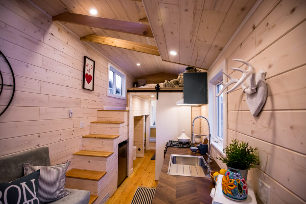 Coastal Escape tiny house layout