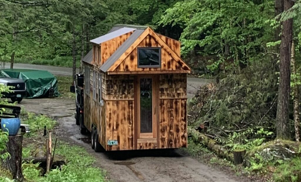 Driftwood tiny house exterior