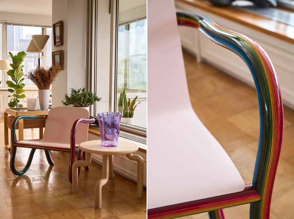 GLITS Rainbow Lounge Chair by Made by Choice