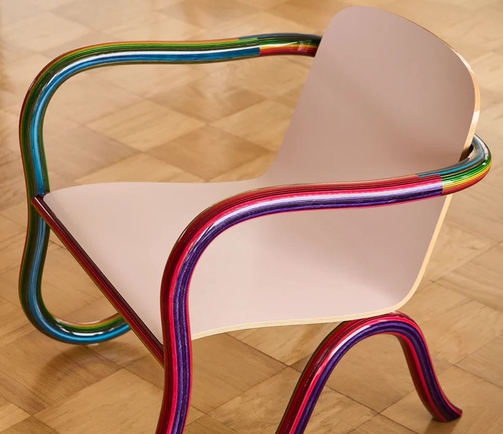 GLITS Rainbow Lounge Chair by Made by Choice