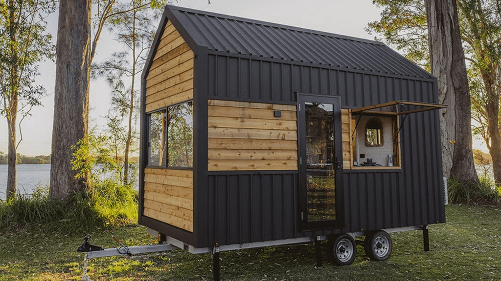 Gunyah tiny house by Hauslein is a weekend retreat