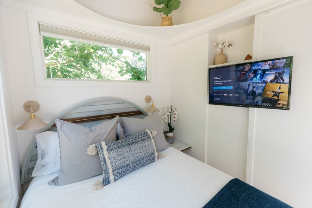 Hideaway-Tiny-House-Main floor bedroom