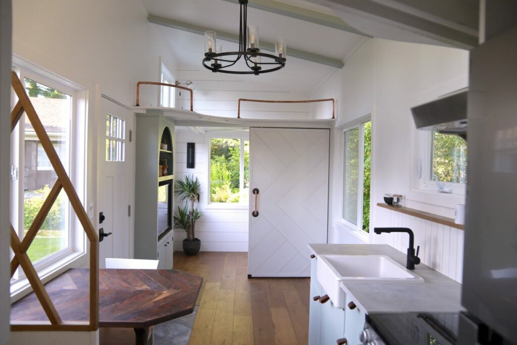 Interior of Laguna tiny house