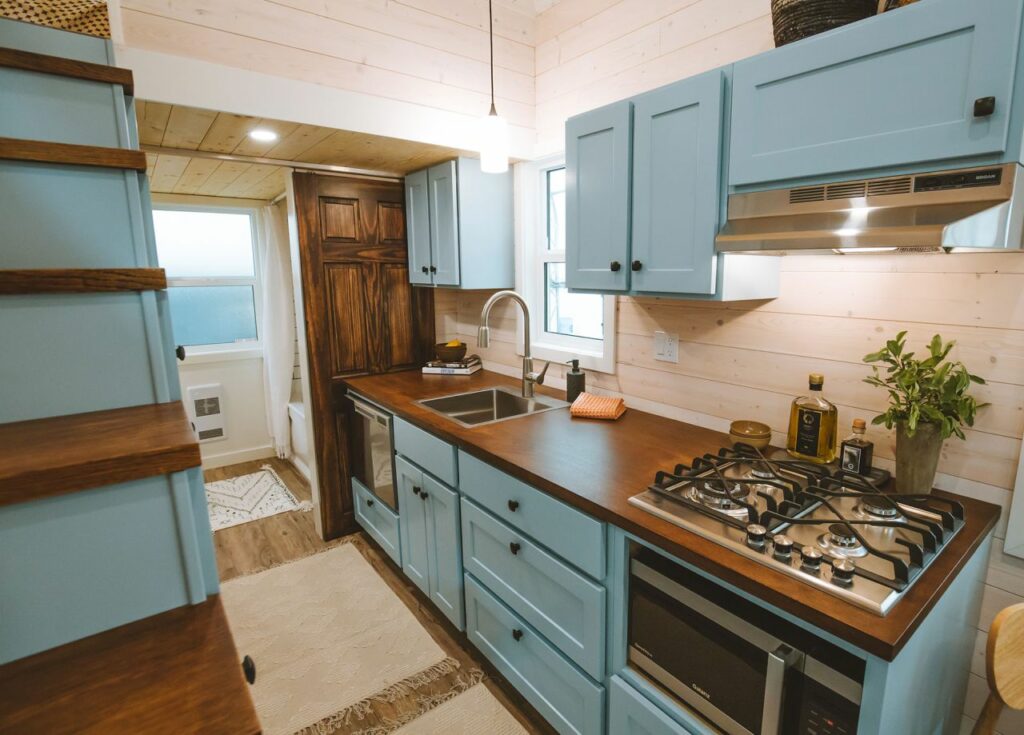 Pacific Retreat Tiny House kitchen