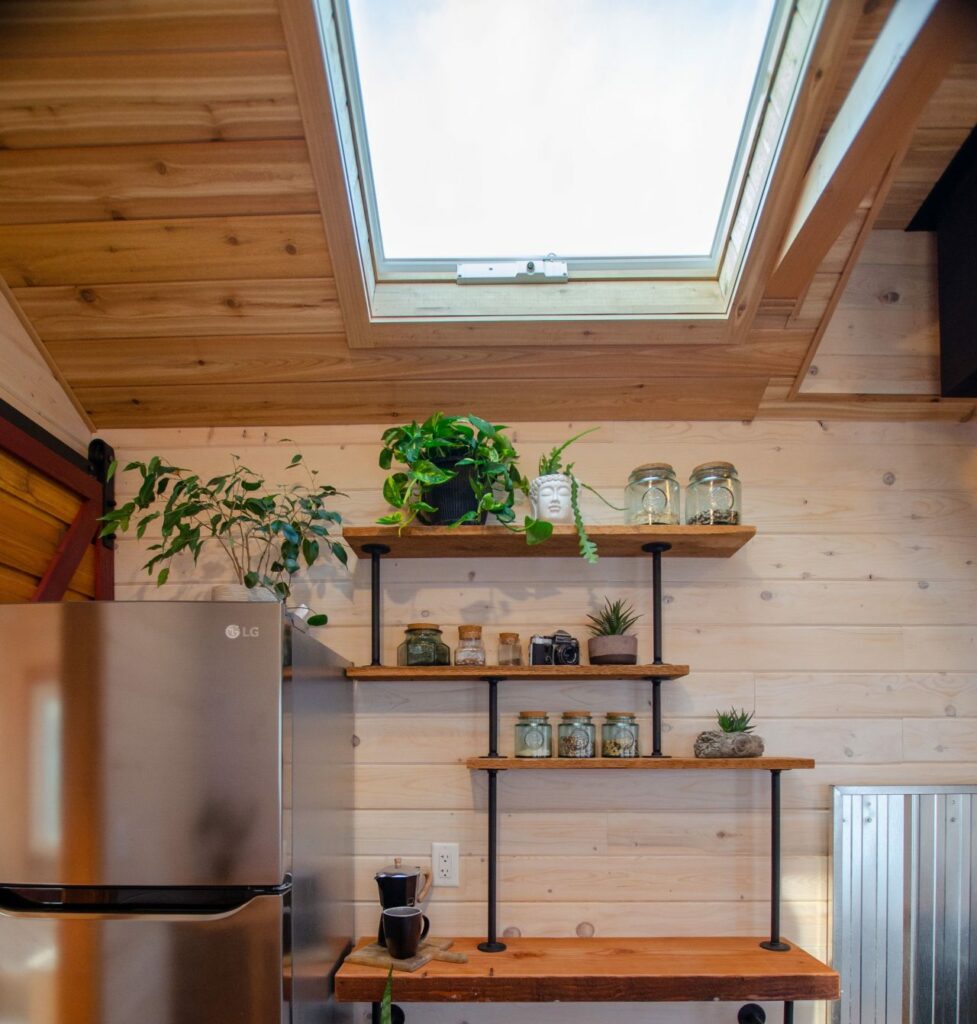 Skylight over kitchen