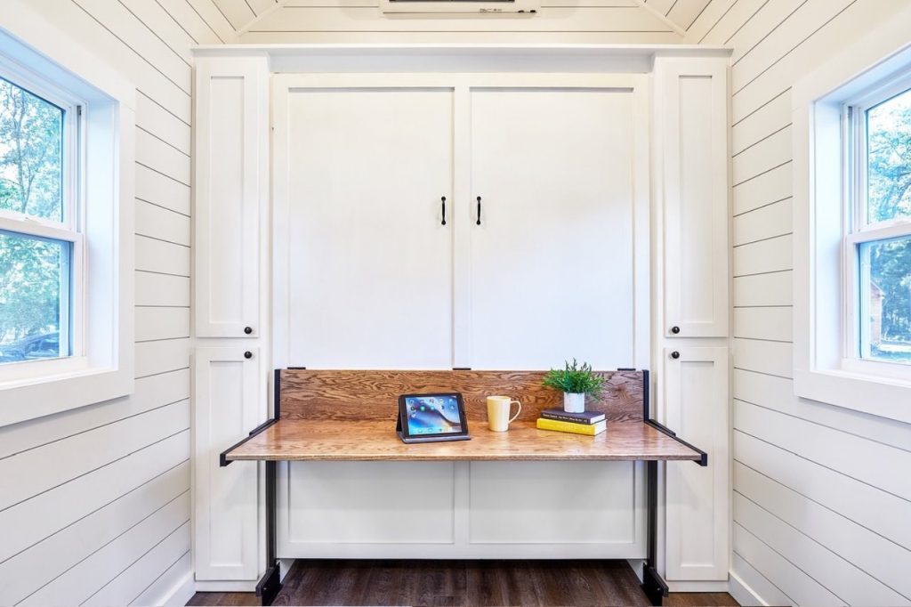 The-Cedar-Tiny-House-Downstairs Bedroom-cum-Home Office