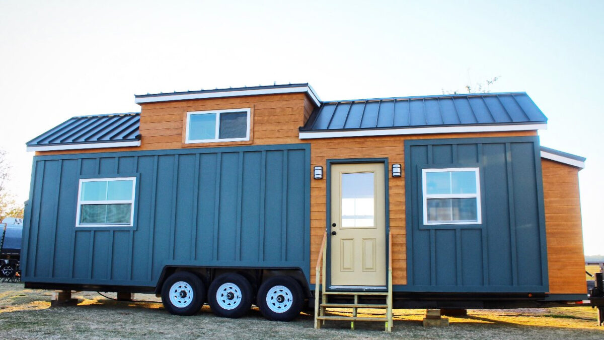 The Cedar Tiny House is a Spacious Dwelling for a Small Family