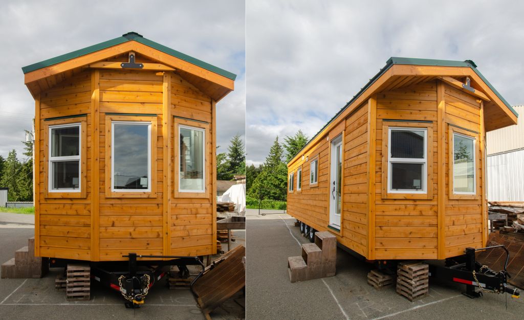 The Garry Oak tiny house exterior by Rewild Homes