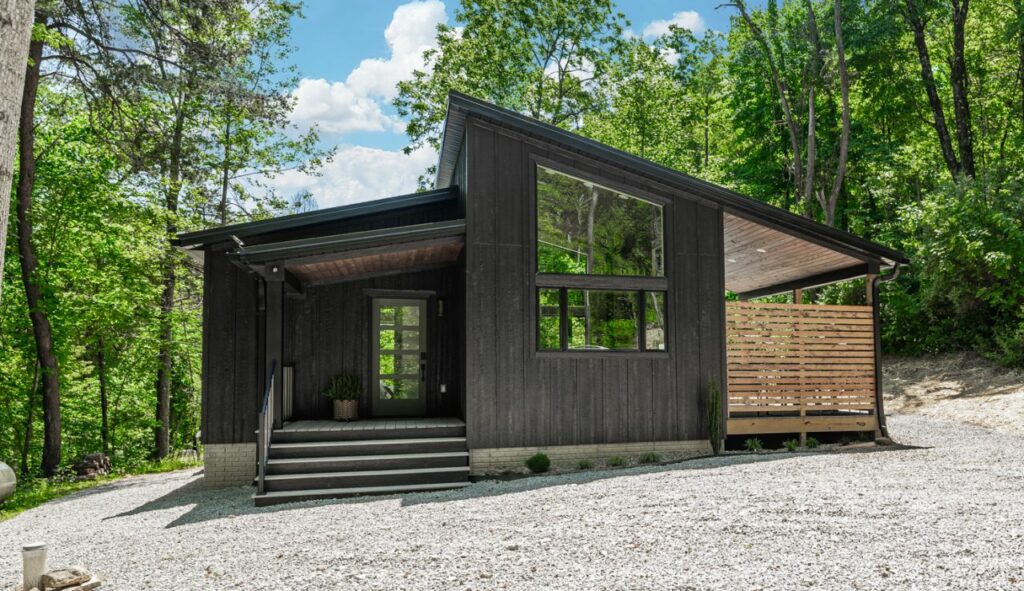 Exterior of The Nest Tiny Home