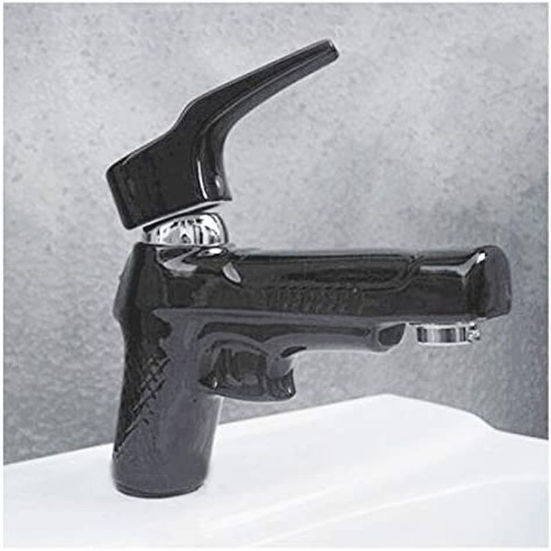 Gun-shaped faucet