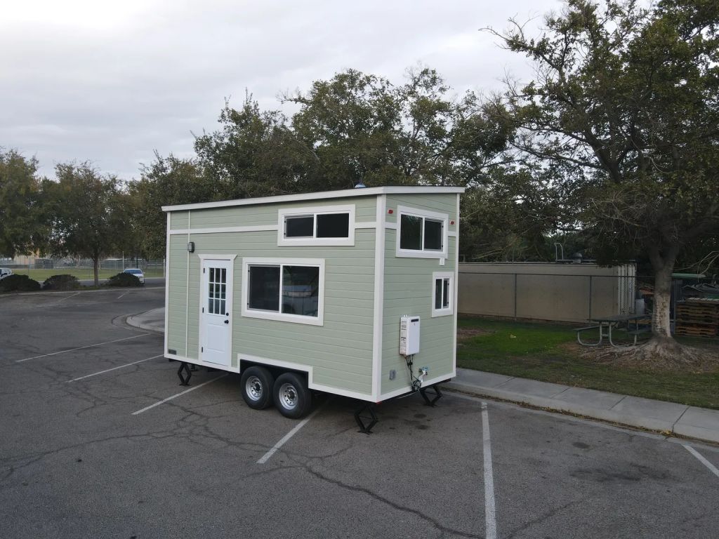 Exterior of Bay Cottage Tiny House on wheels