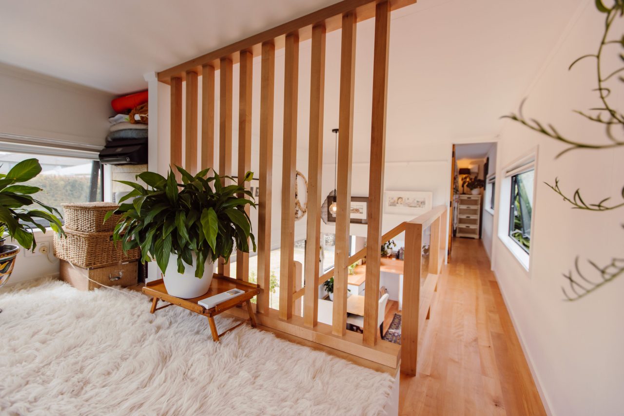 Britt Tiny House - Second loft bedroom