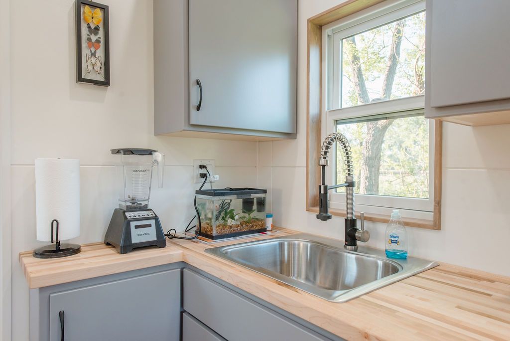 Deb and Dan tiny house sink