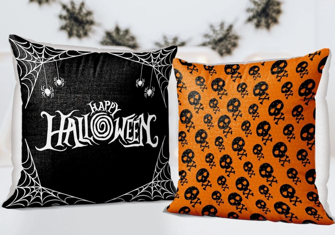 DecorX Halloween Throw Pillow Set of 2