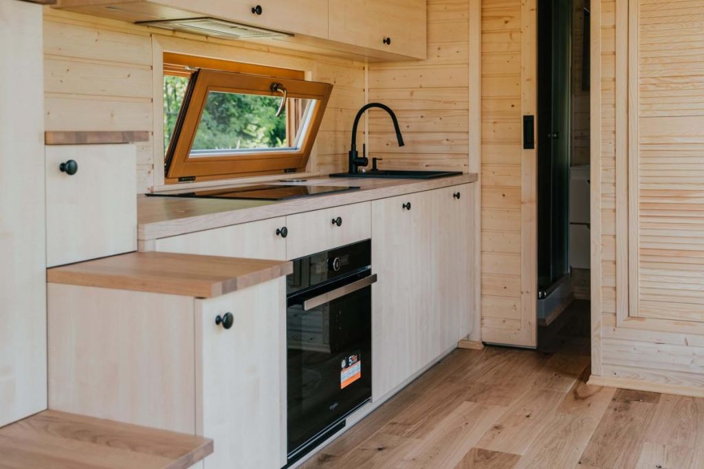 Elbrus tiny house interior by Berghaus