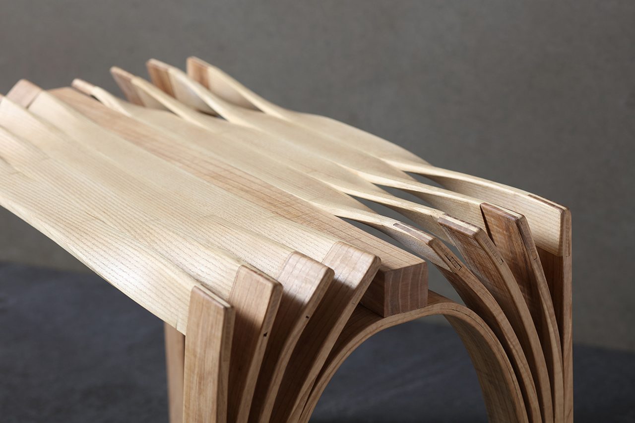 Flip Chair by Cheng Kuan Chen made from wood