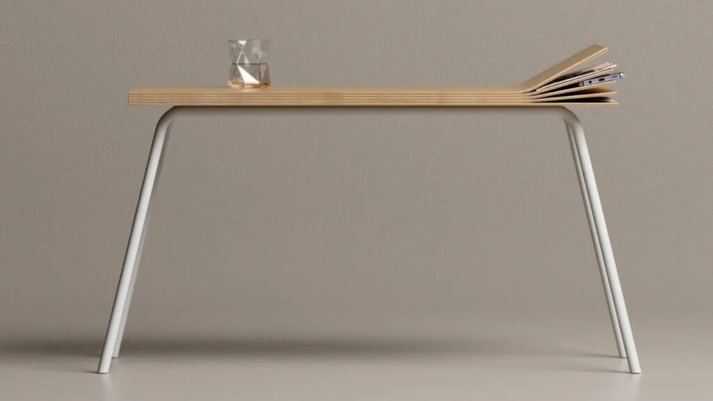 Flitter Console Table by Deniz Aktay