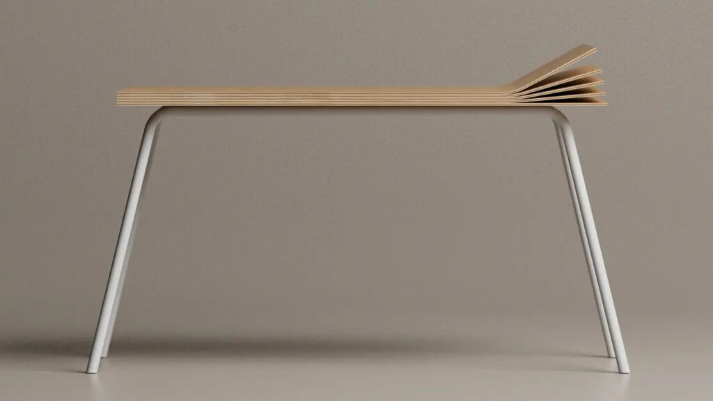 Flitter Console Table by Deniz Aktay