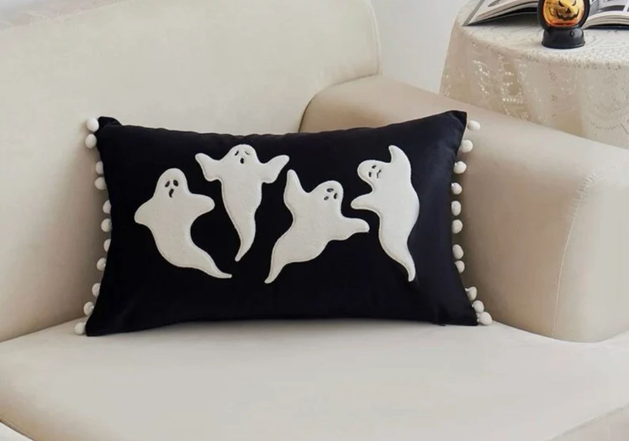 Ghost pillow cover