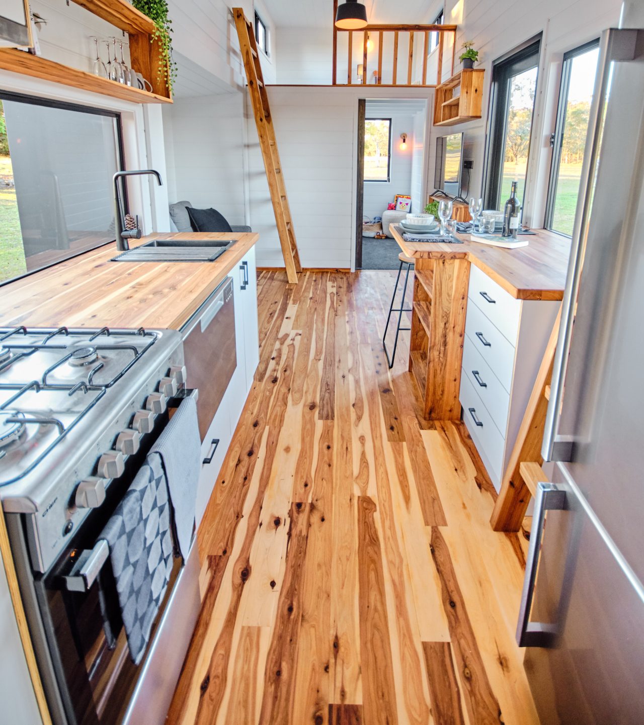 Grand Sojourner Tiny House kitchen