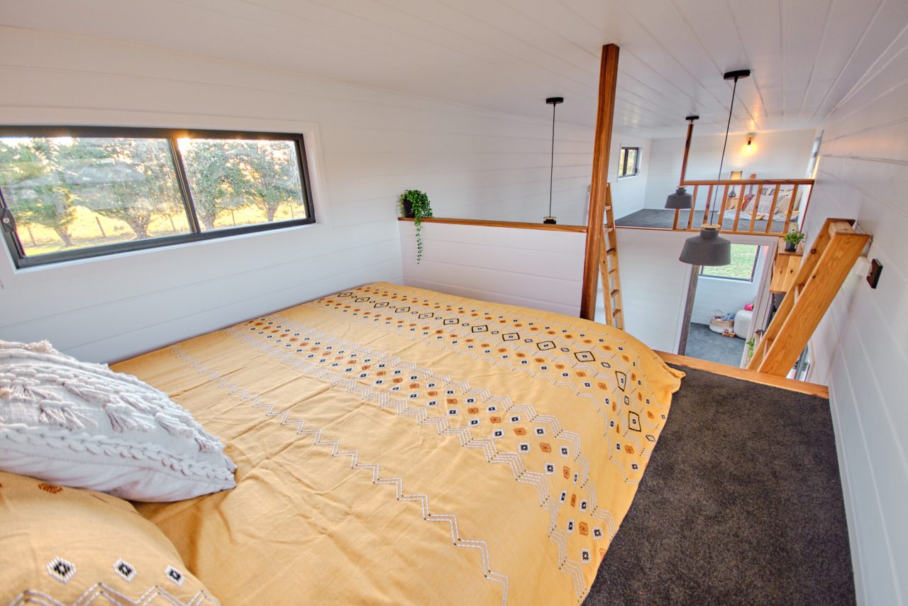 Grand Sojourner Tiny House main loft bedroom